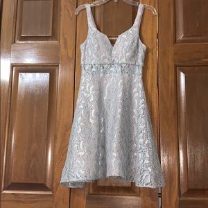 Sparkly Gray formal dress